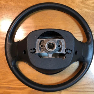 【美品】スバル Ｒ１ Ｒ２ 本革巻きステアリング