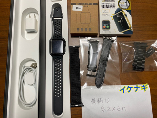 値下げ!!NIKEアップルウォッチApplewatch3 GPS+セルラー42mm | mb-v