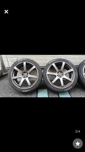 Enkei Pf07 19 インチ 8j 45 Pcd 100 4本 レガシィ 86 Brz 225 40 R19 エンケイ ホイール P らぐーな 栃木のタイヤ ホイールの中古あげます 譲ります ジモティーで不用品の処分