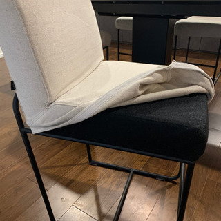 ACTUS（アクタス)椅子　ハイチェア4脚セット  PUPPY　カバー付