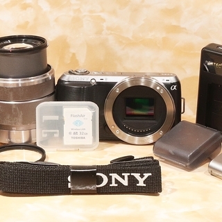 ★WifiSDでスマホ転送★ソニー NEX-3 レンズキット★