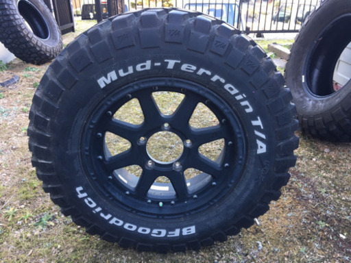 ジムニーにつけてました マッドタイヤ ホイールセットです な 東伯の車のパーツの中古あげます 譲ります ジモティーで不用品の処分