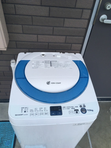 ⭐️30日動作保証⭐️シャープ　洗濯機7㎏　ES-GE70N 2014年製　配送設置無料