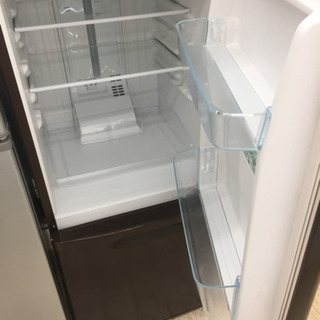 2/17東区和白 Panasonic 138L冷蔵庫 2015年式 NR-B147W オシャレなブラウン