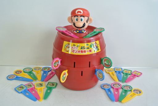 レトロ おしゃべりマリオ危機一発 1994年 マリオワールド Tomy トミー 単三電池3本対応 音声付き 黒ひげ危機一発 アニメ版の声優 Ken 三条のパーティグッズの中古あげます 譲ります ジモティーで不用品の処分