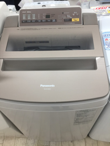 2/17東区和白  定価89,800 Panasonic   10㎏ドラム式洗濯機  2017年製  NA-FA100H3   泡でしっかり洗う