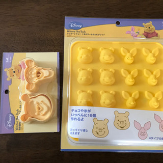 新品！プーさんのクッキー型とシリコントレー