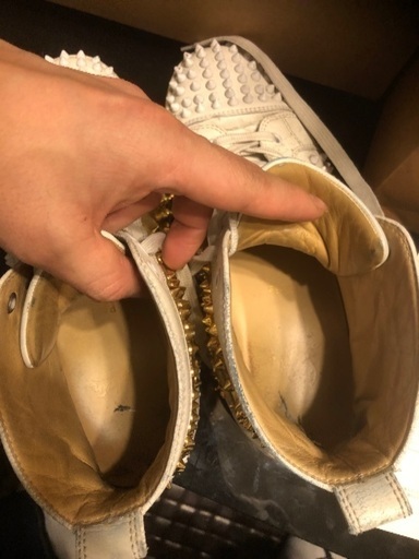 最終値下げ　早い者勝ち　箱有　付属品有　ルブタン　ローファー　スリッポン 値下げ購入証明書付きルブタンスニーカー