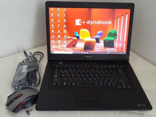【取引中】　☆i3＋SSD搭載で快適☆　TOSHIBA　dynabook　Satellite　15インチ　Windows10　マウス付き