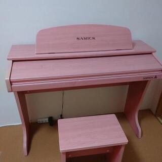 本体】 SAMICK 電子ピアノ 61KID-O2 デジタルミニピアノ ピンク SAMICK