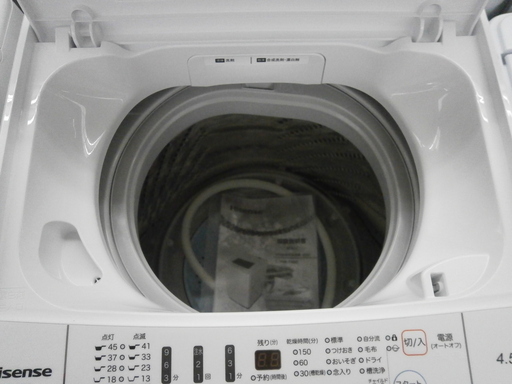 【引取限定】ハイセンス　洗濯機　HW-T45C　中古品　4.5kg　【ハンズクラフト八幡西店】
