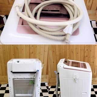 配達込み 全自動洗濯機 Panasonic NA-FA70H2 2015年製 7.0kg ピンク 