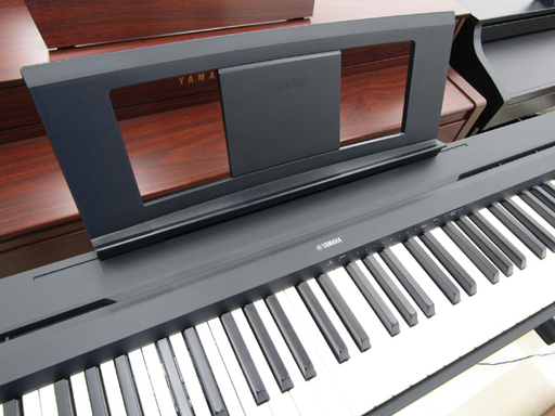 状態良好!!YAMAHA/ヤマハ 電子ピアノ P-45B Pシリーズ ブラック 88鍵 デジタルピアノ キーボード スタンド付 15年製 動作品