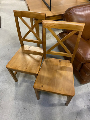 ニトリ ダイニングテーブルセット イス×2 ブラウン ニトリ 幅160 ロータイプリビングダイニングテーブル4点セット