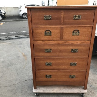 希少Bassett Furniture ヴィンテージ4段チェスト