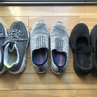 スケッチャーズ（SKECHERS）スニーカー3足セット＋おまけ2...