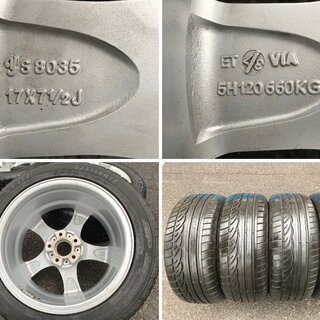 ＡＧＡバイエルン　１７インチ　ＢＭＷ３，４シリーズ、Ｘ１などに！