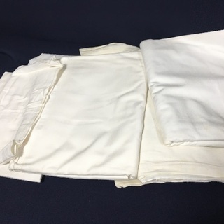 祖母宅の布　その4 白い布のセット　綿　無料