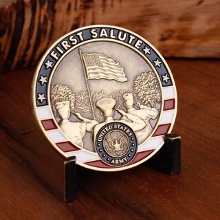 記念品】FIRST SALUTE アメリカ陸軍のチャレンジコイン