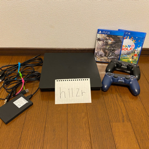 付属品完備】PS4 少なから CUH-2100A 本体 ブラック 500GB 動作品