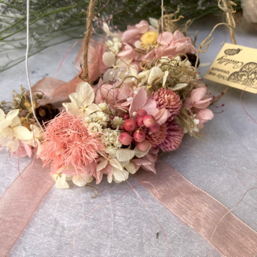 受注制作angel's wing&ring〜天使の羽に花かんむりを添えて