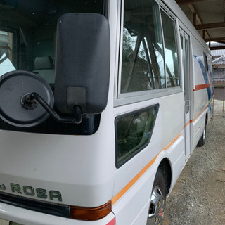 三菱　ROSA ローザ　キャンピングカー　10人乗　車検付　ソファーベッド 三菱 ROSA ローザ キャンピングカー 10人乗 車検付 ソファーベッド