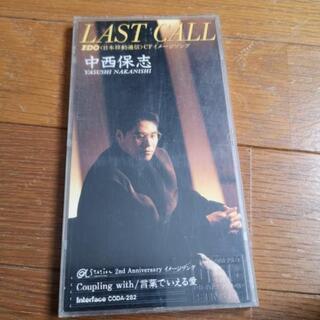 シングルCD　中西保志　LAST CALL