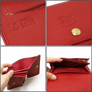 新品 IL BISONTE イル ビゾンテ 二つ折り財布 イタリア製 コンパクトウォレット