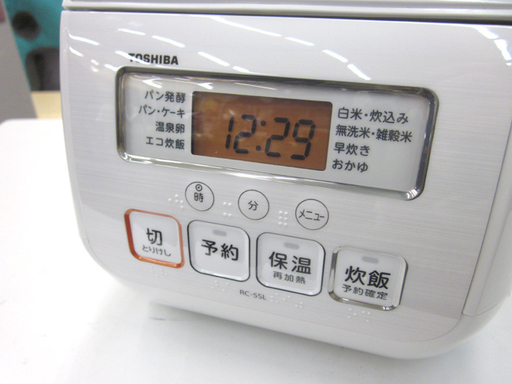 札幌 美品! 2018年製 炊飯ジャー 3合 東芝 RC-5SL TOSHIBA 新生活 炊飯器 一人暮らし ３合 家電 本郷通店