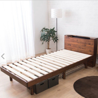 ★受付終了★セミダブル　ベット　マットレス付き