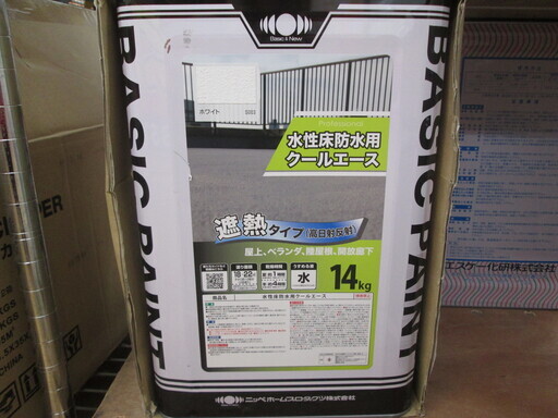 ニップホーム　水性遮熱塗料　14ｋｇ　ホワイト　未使用