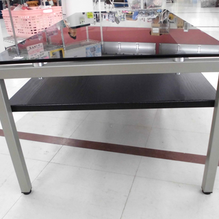 センターテーブル 幅110×奥行55×高さ40cm ニトリ ガラステーブル
