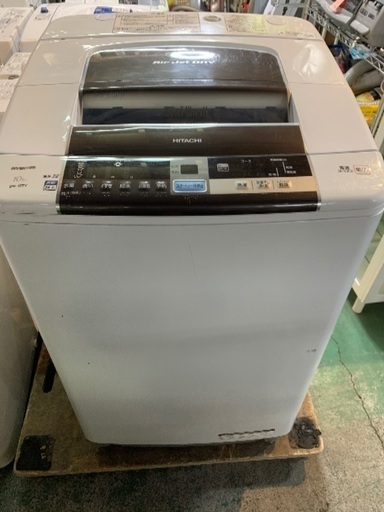【★大感謝セール】 HITACHI 全自動洗濯機　10キロ　2014年製　中古　BW-10TV 洗濯機