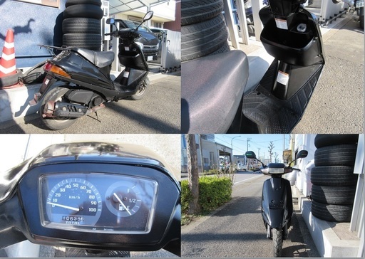 埼玉川口発！スズキ アドレスV100 ブラック シャッターキー