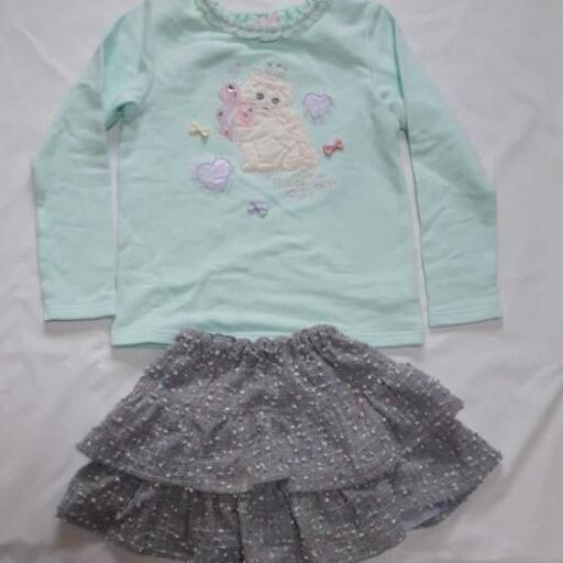 新品　メゾピアノ　長袖Tシャツ 長袖カットソー 女の子　130 セット