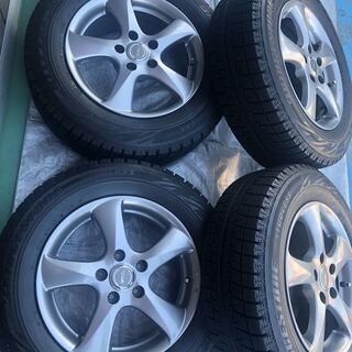 バリ溝！TORRUN16インチアルミ　５穴　PCD114.3　+38　スタッドレスタイヤ205/65R/16　トヨタアルファード等に 