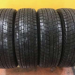 DUNLOP WINTER MAXX SJ8 225/65R17 17インチ スタッドレス 4本 2014年製 ハリアー エクストレイル等　(VTN17) クレジットカード QR決済可能