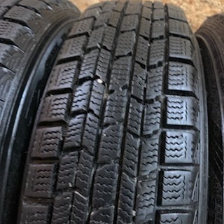 DUNLOP DSX-2 155/80R13】スタッドレス 4本【社外アルミ 13インチ 