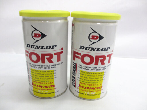 テニスボールダンロップ フォート Dunlop Fort 2缶 タートル 御徒町のテニスの中古あげます 譲ります ジモティーで不用品の処分
