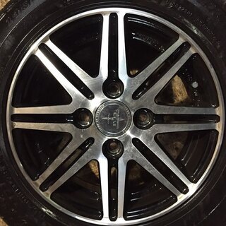 DUNLOP SP10 145/80R13】13インチ 夏タイヤ 社外ホイール【ENKEI IVEL 
