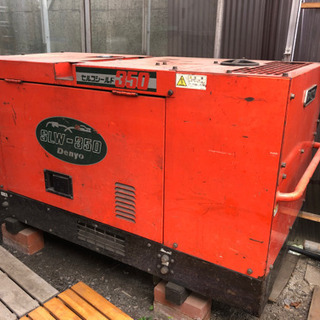 デンヨーミニ（動作確認済み） エンジン溶接機(2ストローク防音