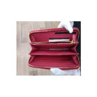 美品❗️PRADAピンク長財布❗️証明書付き❗️