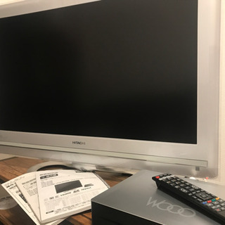 HDD録画機能付き32型HITACHI液晶テレビ2008年製
