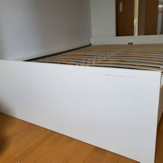 IKEA  ダブルベッド　フレームのみ(引き取り日指定あり) IKEA ダブルベッド フレームのみ(引き取り日指定あり) 【公式通販】