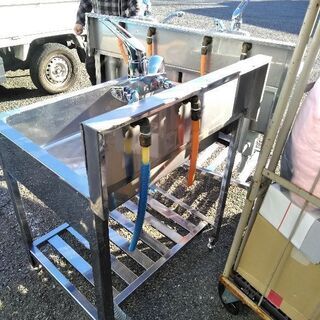 一層シンク 業務用 蛇口付き 横浜周辺無料配送