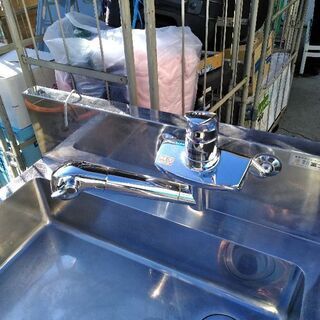 一層シンク 業務用 蛇口付き 横浜周辺無料配送