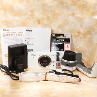 ☆届いてすぐ使える新品SDカード付☆ニコン J1 手振れ補正レンズキット