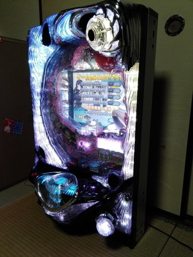 パチンコ　自動回転装置付き　CRAヘルプ!!!恋が丘学園おたすけ部FPW 　実機