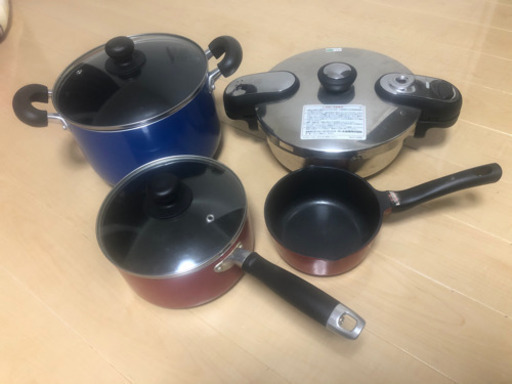 鍋セット(ガスコンロ専用) \u0026 スチーマー　その他