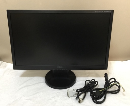 三菱23インチモニタ RDT231WLM-S(BK) グレア（光沢）画面 三菱電機